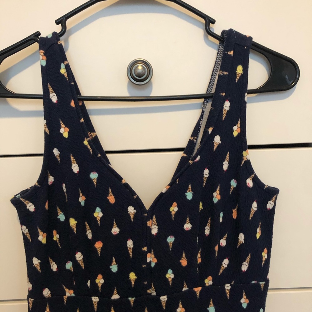 Maison Jules (XS) Ice Cream Cone Navy Summer Dress